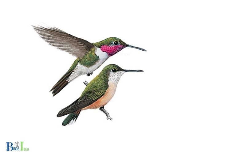 Physical Characteristics of the Broad tailed Hummingbird and Ruby throated Hummingbird