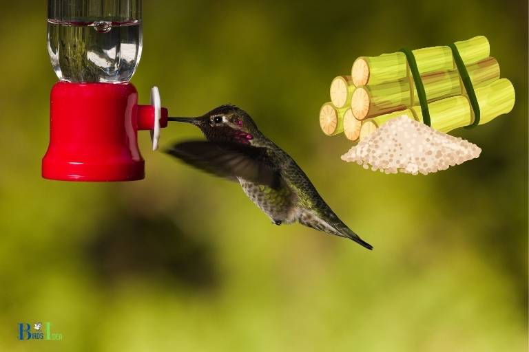 can i use cane sugar in my hummingbird feeder