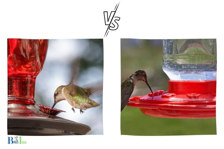 glass vs plastic hummingbird feeders