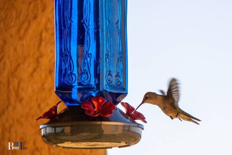 how to make a glass hummingbird feeder