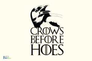 what does crows before hoes mean