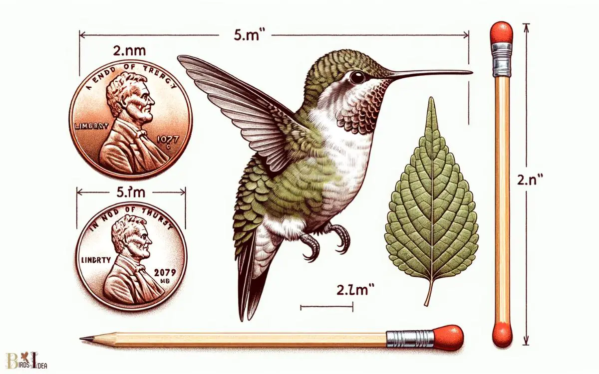 Size of a Hummingbird