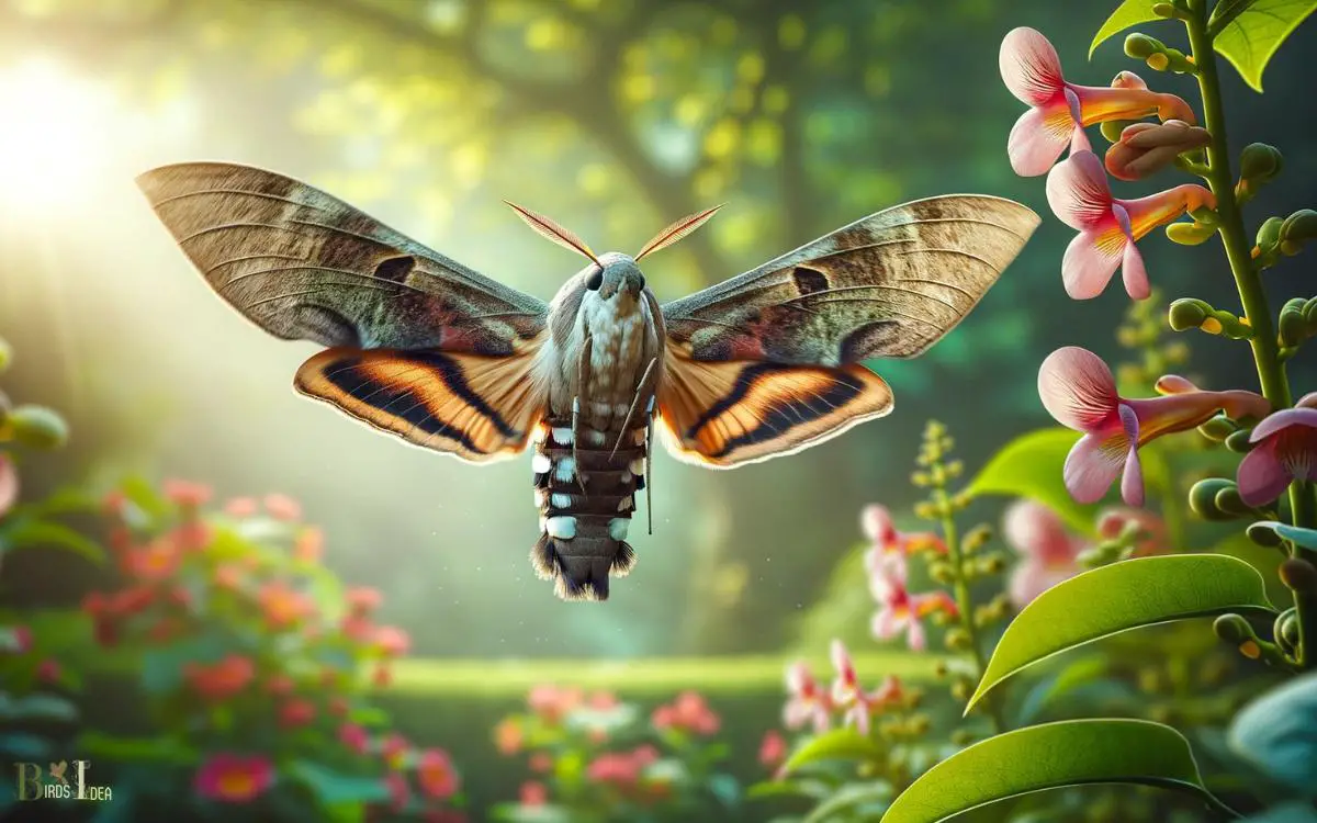 Giant Moth Looks Like Hummingbird