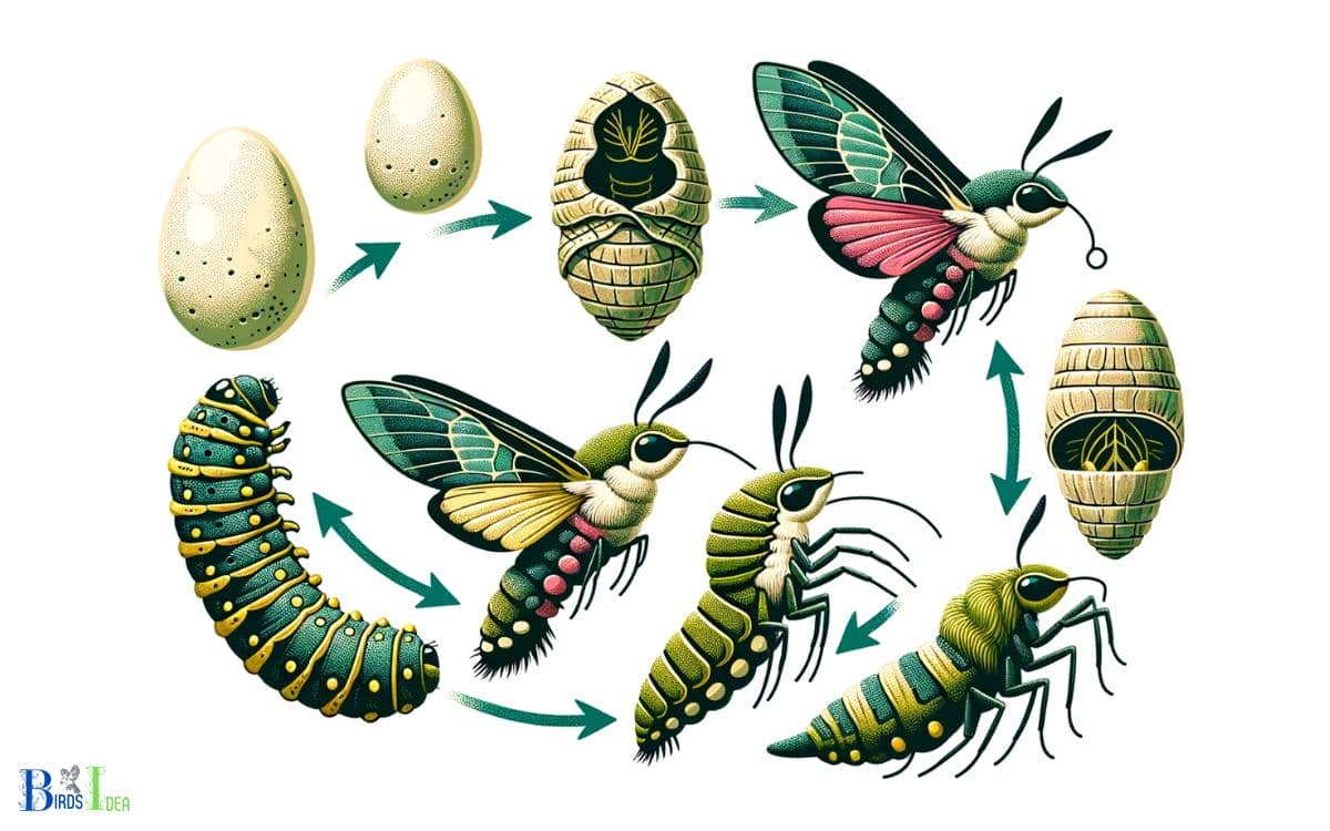 Life Cycle Of Hummingbird Moth Caterpillars