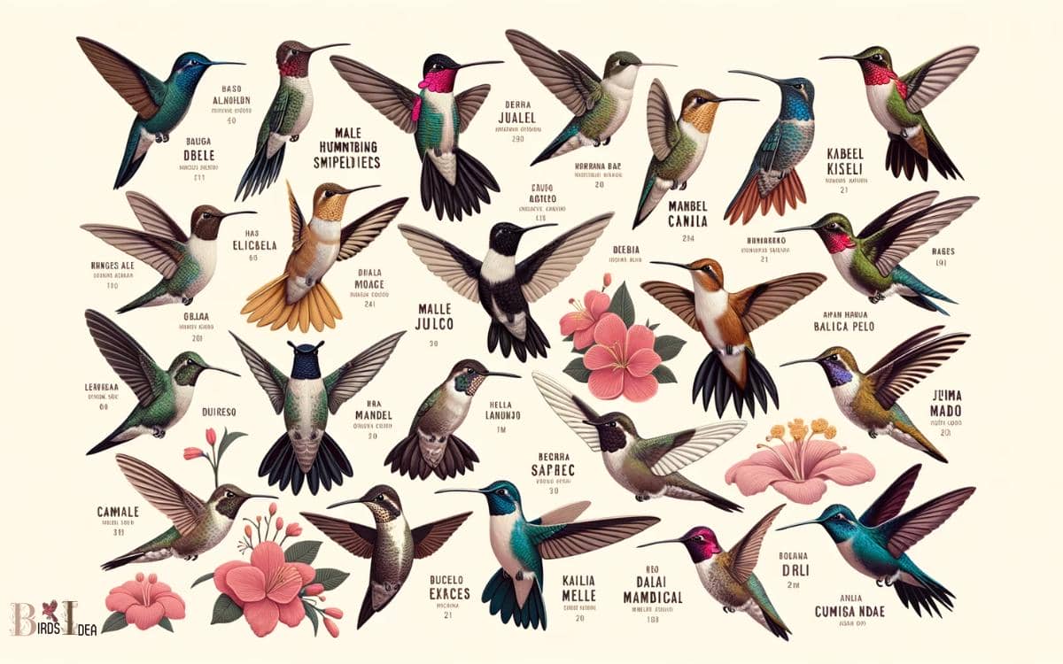 Male Hummingbird Species And Varieties