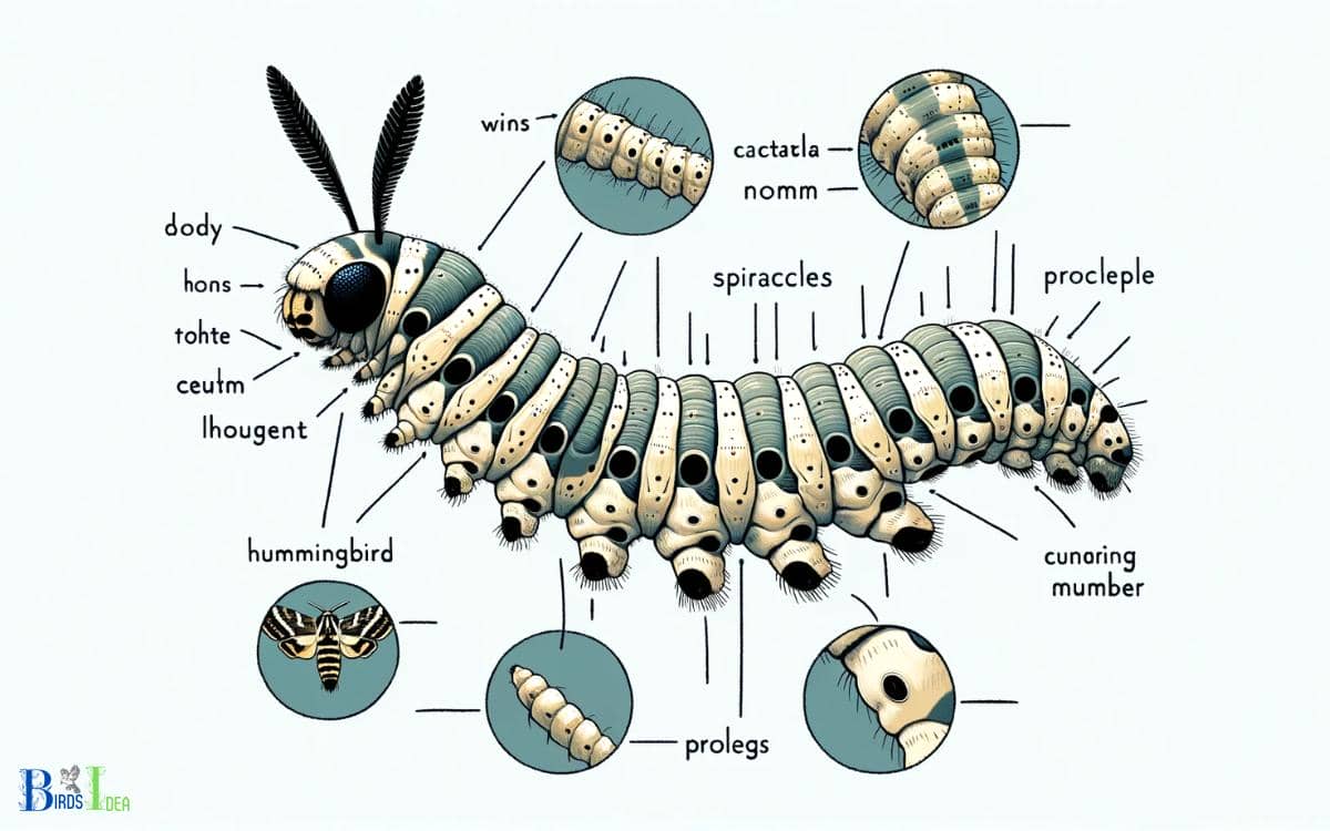 Physical Characteristics Of Hummingbird Moth Caterpillars