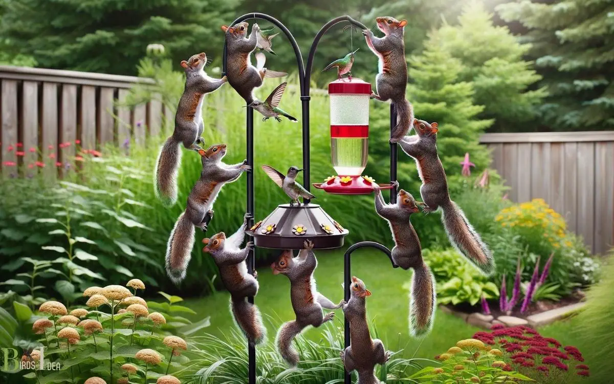 do squirrels eat hummingbird food