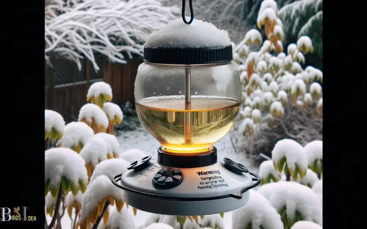 how to keep hummingbird food from freezing