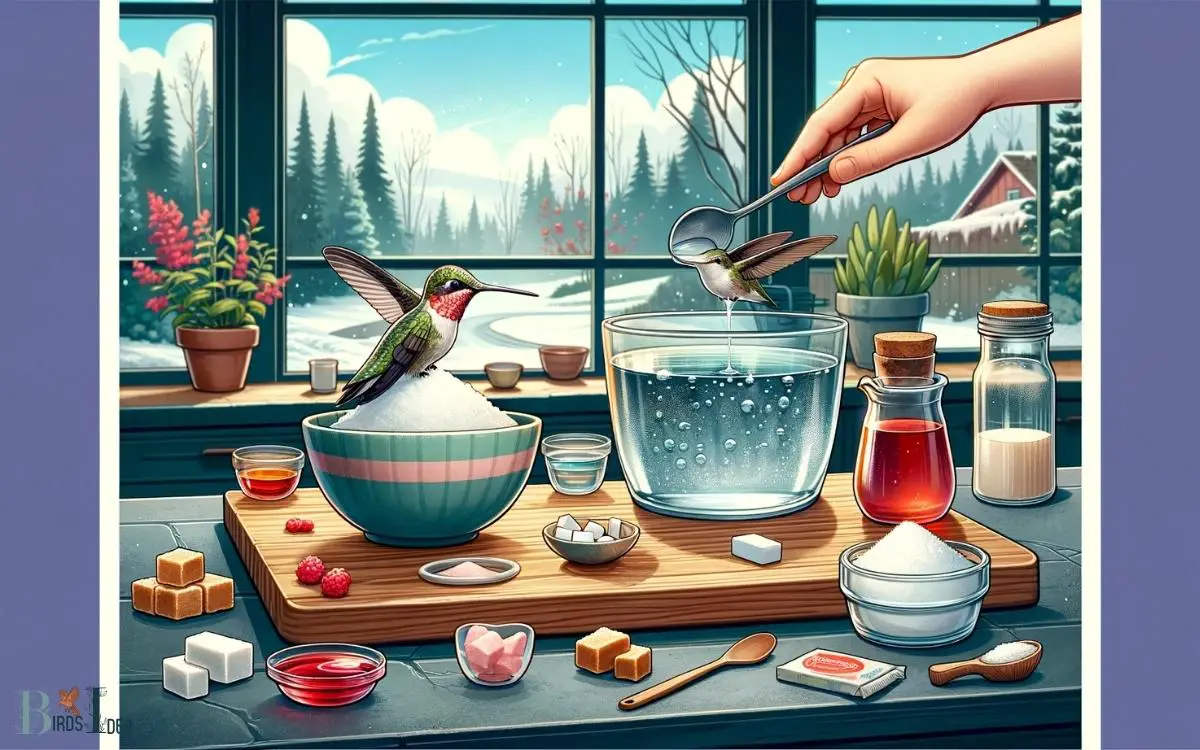 how to make hummingbird food for winter
