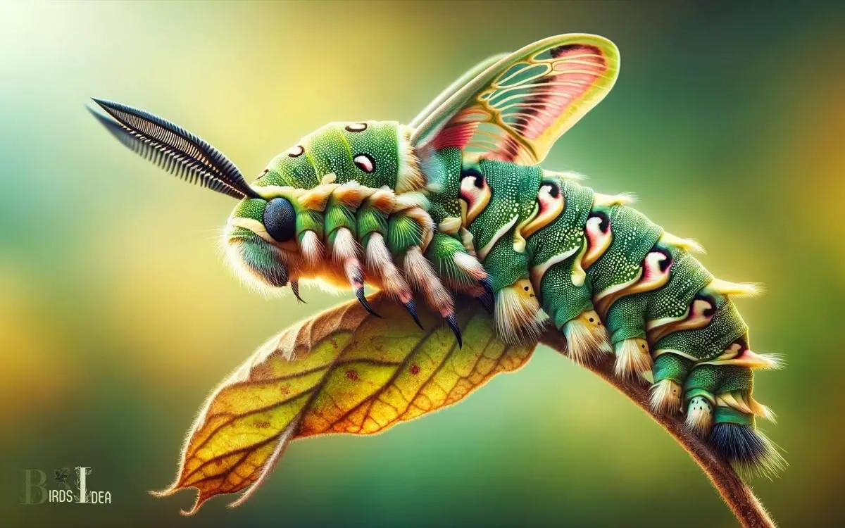 Hummingbird Moth as a Caterpillar