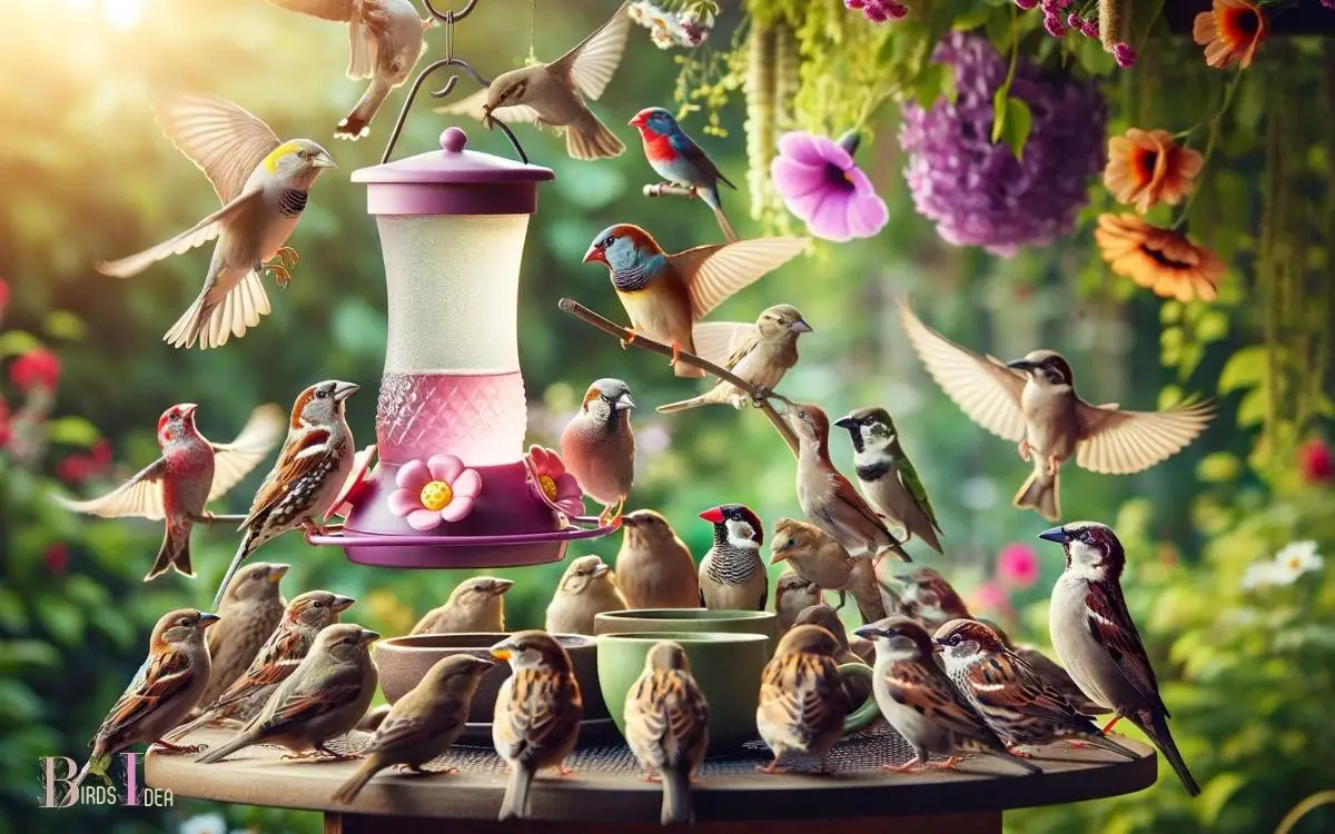 Birds Attracted to Hummingbird Feeders