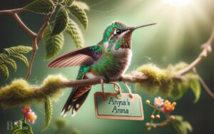 Anna’s Hummingbird Scientific Name: Calypte Anna!