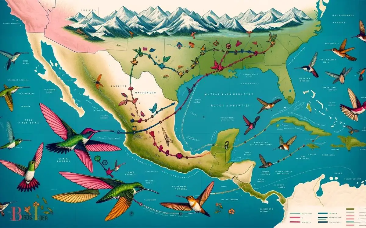 Broad Tailed Hummingbird Migration Map