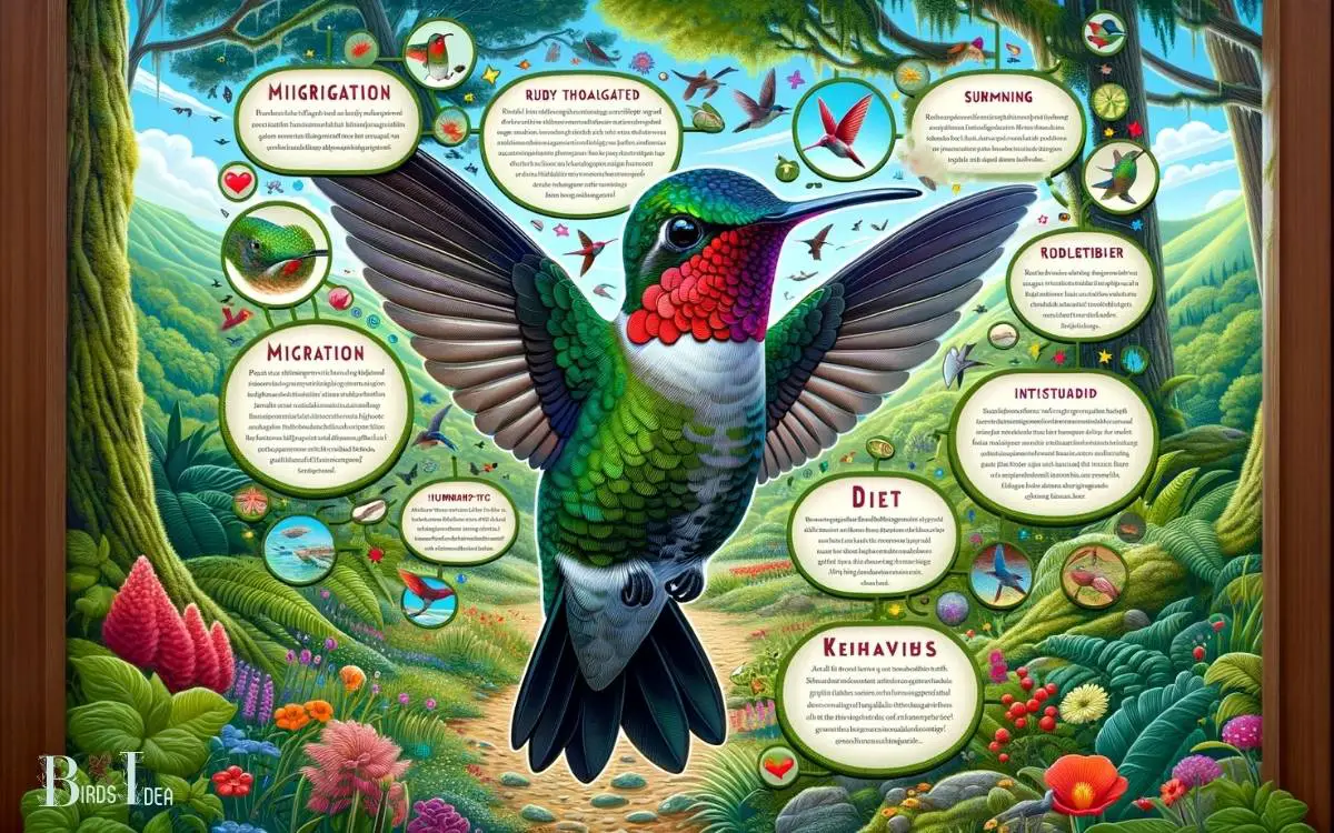 Fun Facts About Ruby Throated Hummingbird