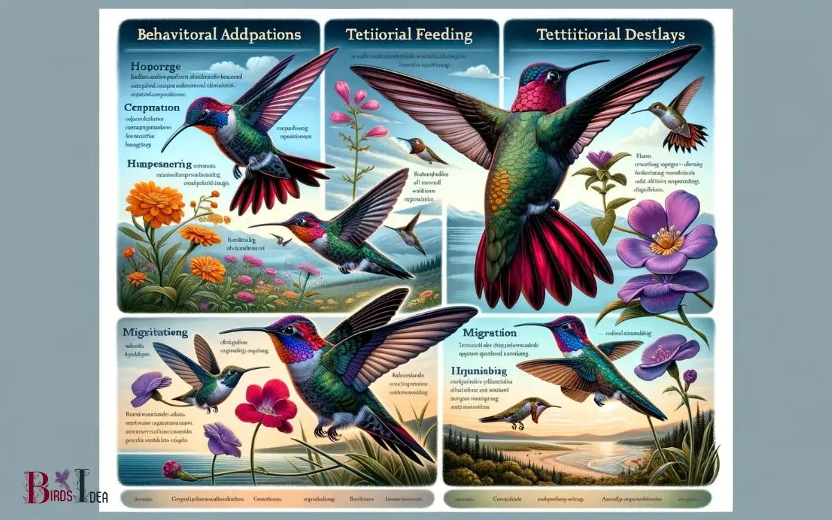 Ruby Throated Hummingbird Behavioral Adaptations
