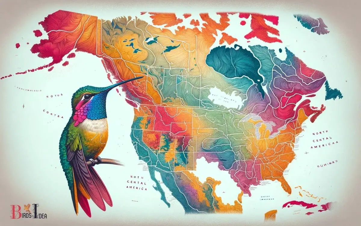 Ruby Throated Hummingbird Range Map