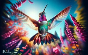 Ruby Throated Hummingbird in Flight: Hovering, Speed!