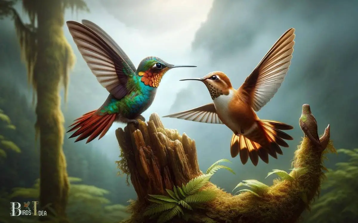 Rufous Vs Broad Tailed Hummingbird