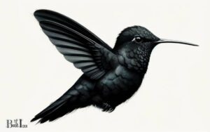 Solid Black Black Chinned Hummingbird: Archilochus Alexandri