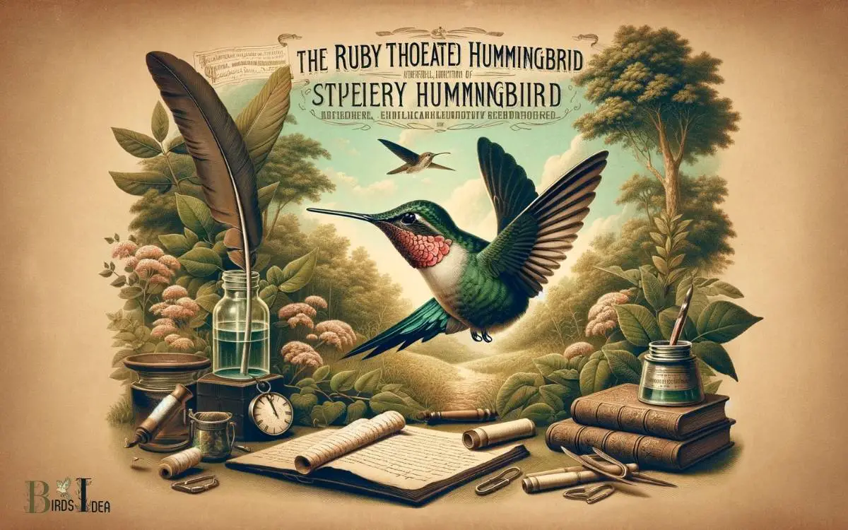 Who Named the Ruby Throated Hummingbird